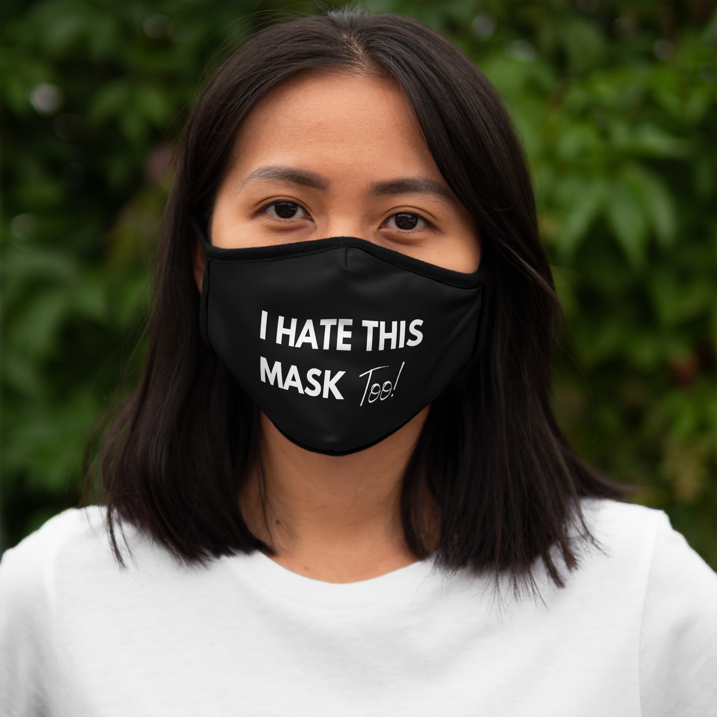 Funny Face Covers- Hate Masks Too- Face Mask