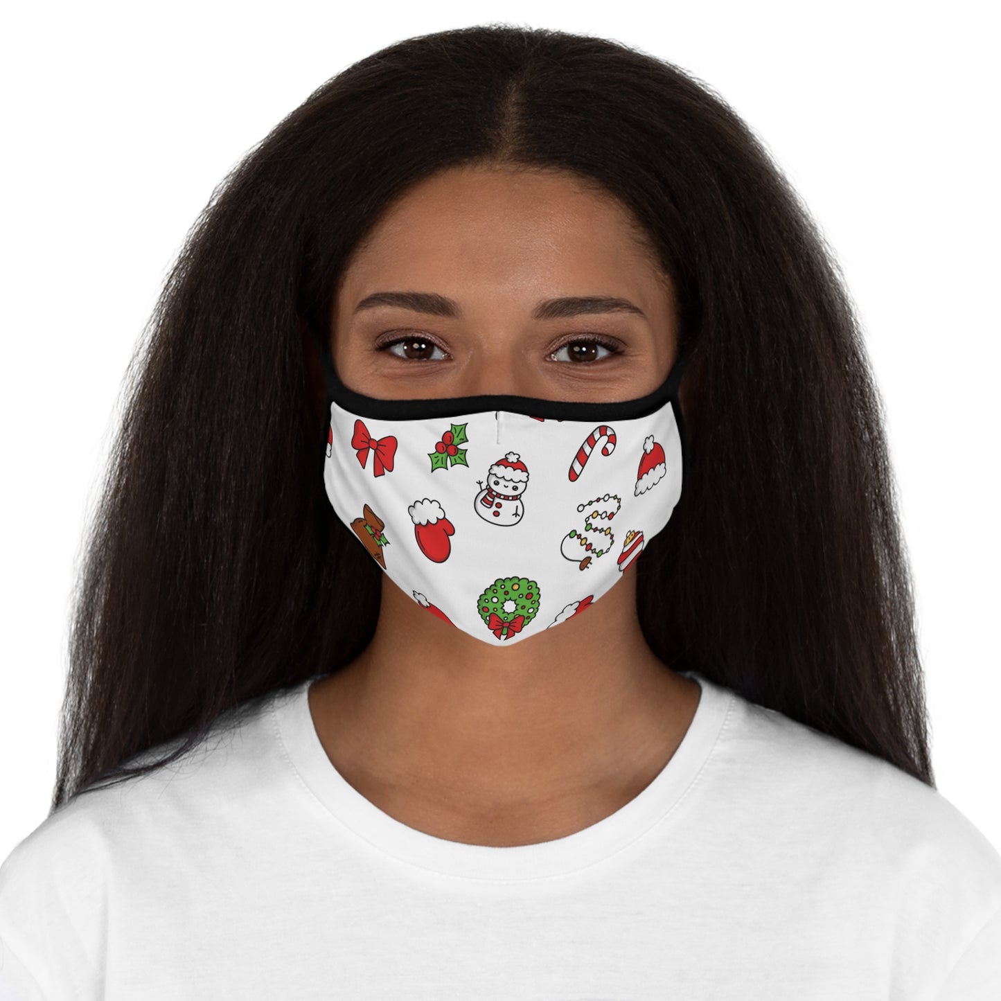 Funny Face Covers- Jolly Christmas- Face Mask