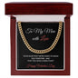 To My Man with Love- Cuban Link Chain